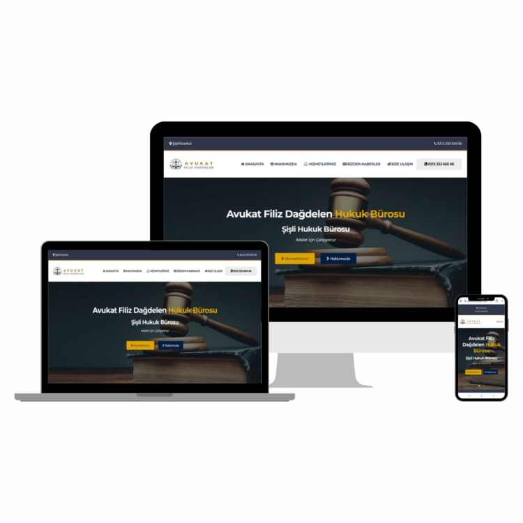 Avukatlık Web Sitesi Tasarımı