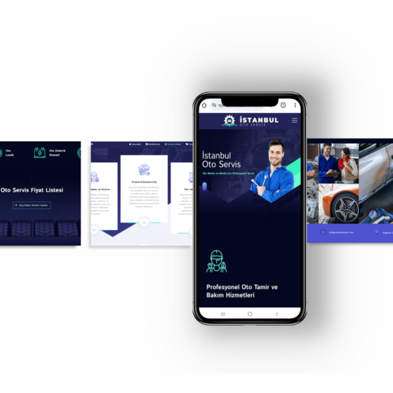 Oto Servis Web Sitesi Tasarımı - Görsel 2