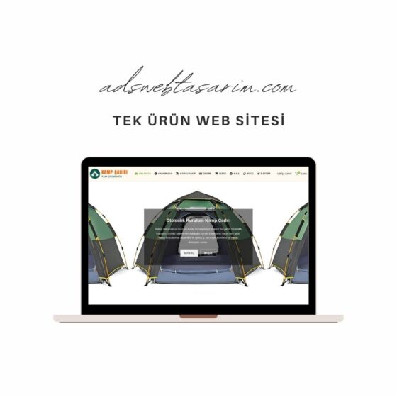 Tek Ürün Web Sitesi Tasarımı - Görsel 3